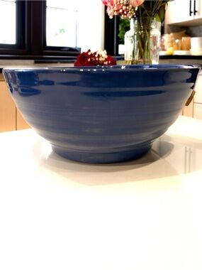 BIA Cordon Bleu Serving Bowl Glossy Blue Like New